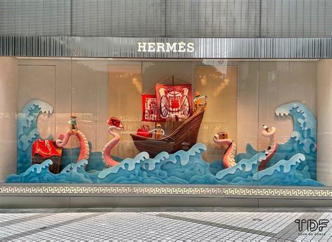 hermes visual merchandising|hermes designer window displays.